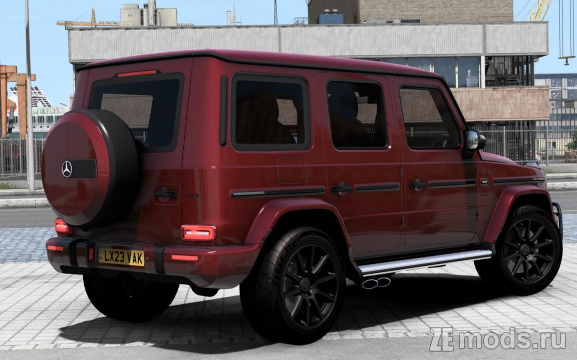 Мод Mercedes-Benz G63 AMG 2022 (2.1) для Euro Truck Simulator 2 (1.57.x)