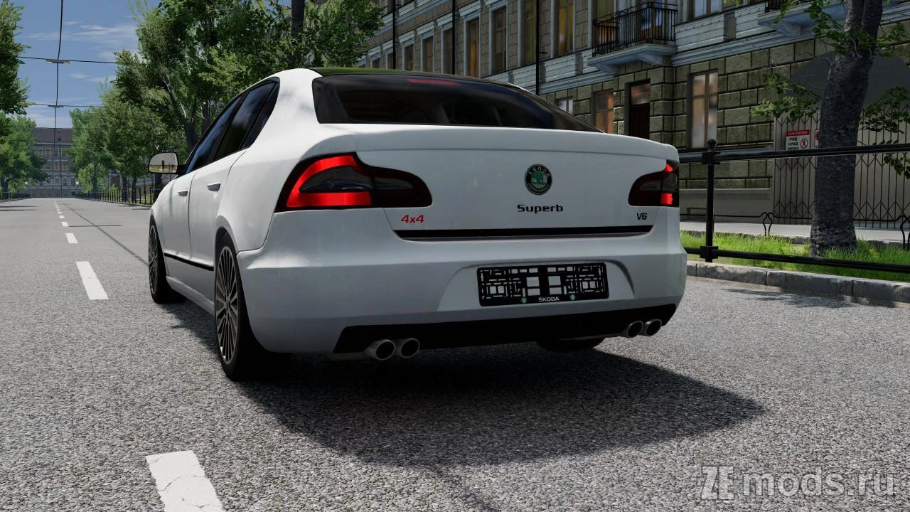 Мод Skoda Superb (3T) 2008-2015 (1.4.1) для BeamNG.drive (0.38.x)