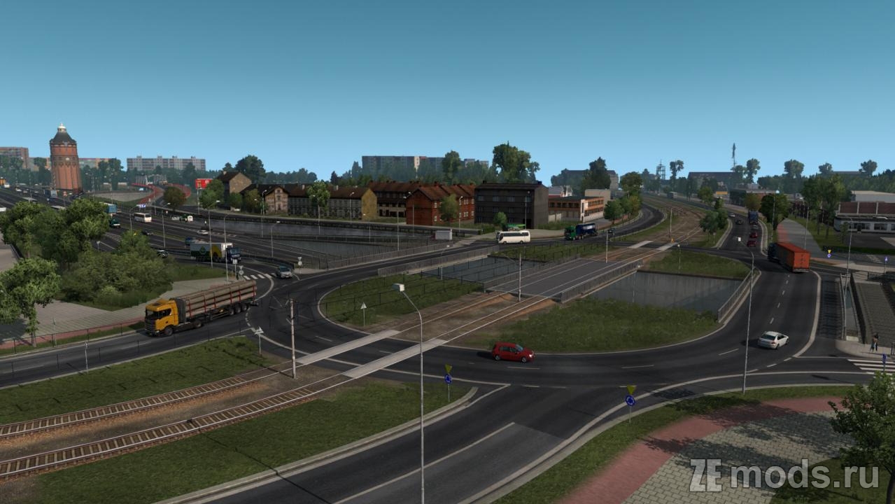 Мод Poland Rebuilding Reworked (2.6.2) для Euro Truck Simulator 2 (1.57.x)
