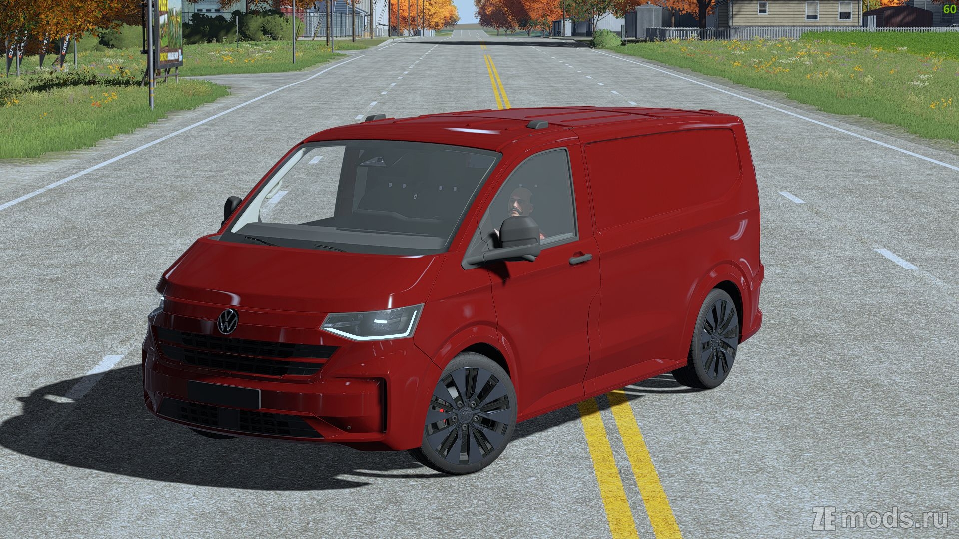 Volkswagen Transporter T7 (1.0) для Farming Simulator 22