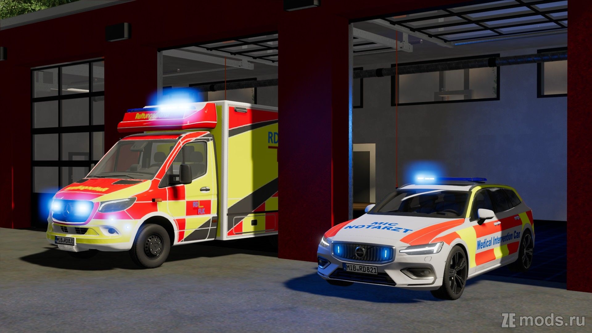 Мод Volvo V60 T6 AWD 2019 (1.0.2) для Farming Simulator 22