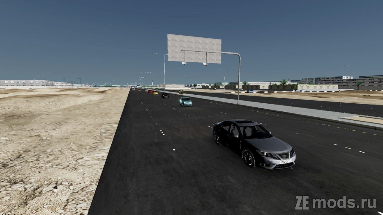 Мод Карта "8nooz City" (1.0) для BeamNG.drive (0.38.x)
