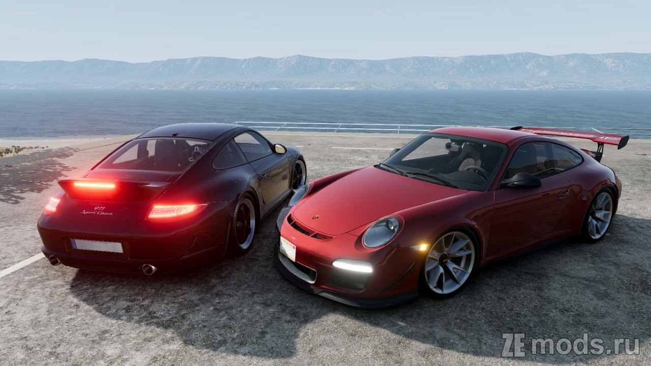 Мод Porsche 911 997 (1.0) для BeamNG.drive (0.38.x)