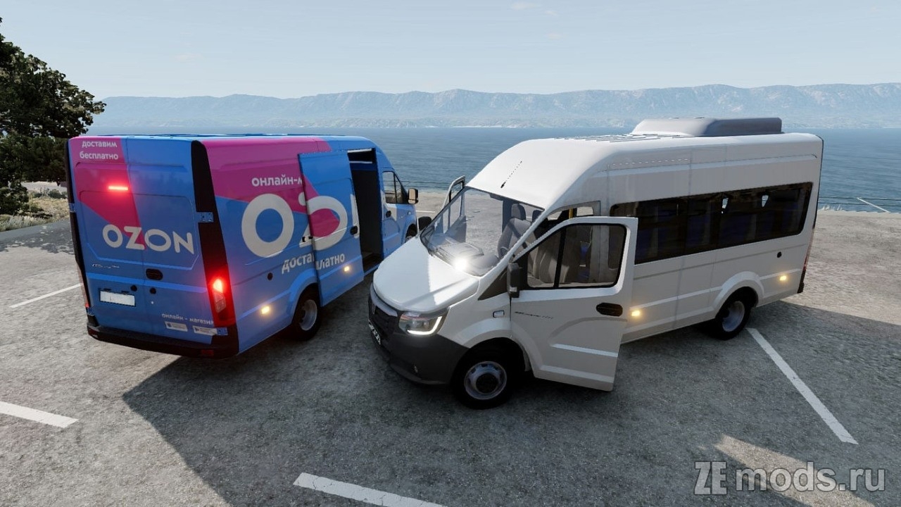 Мод Gazelle Next/NN (1.0) для BeamNG.drive (0.38.x)