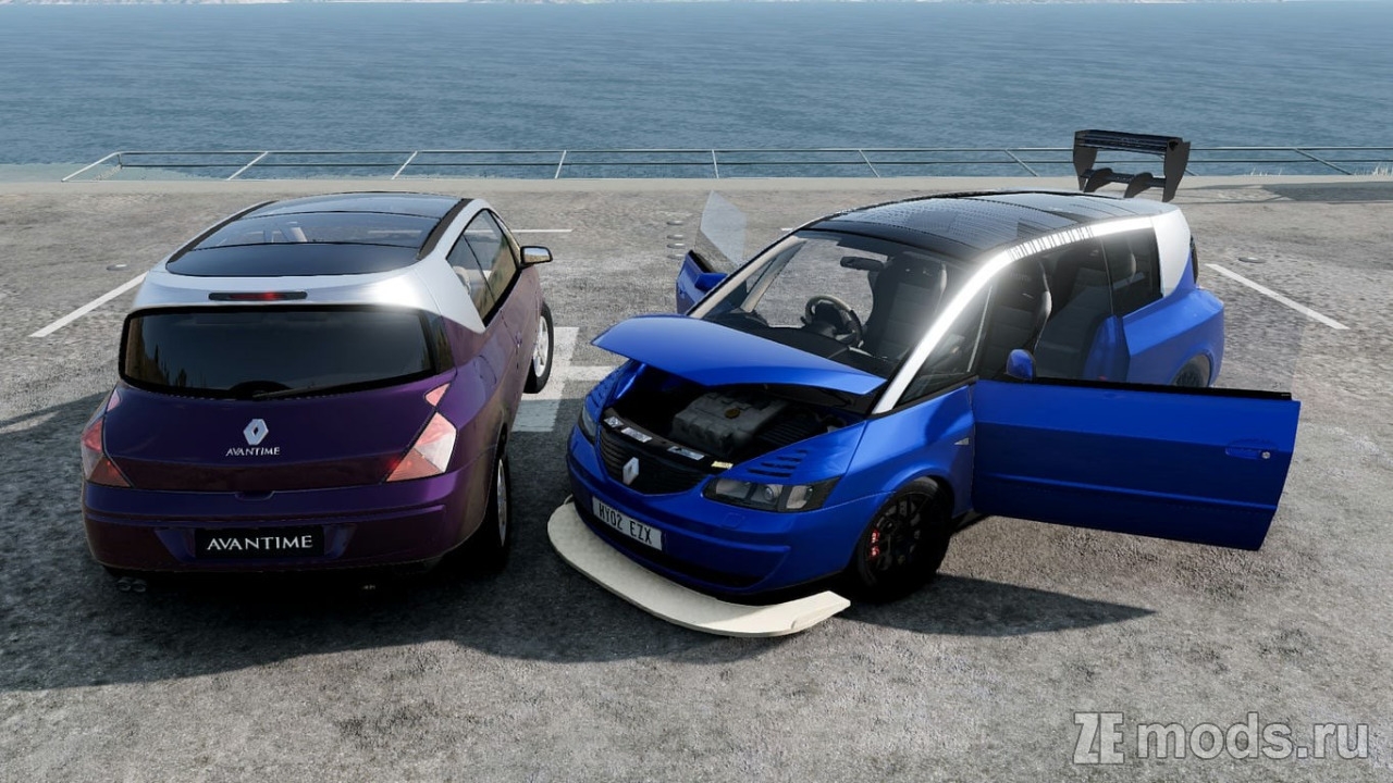 Мод Renault Avantime (2.0.3.0) для BeamNG.drive (0.38.x)