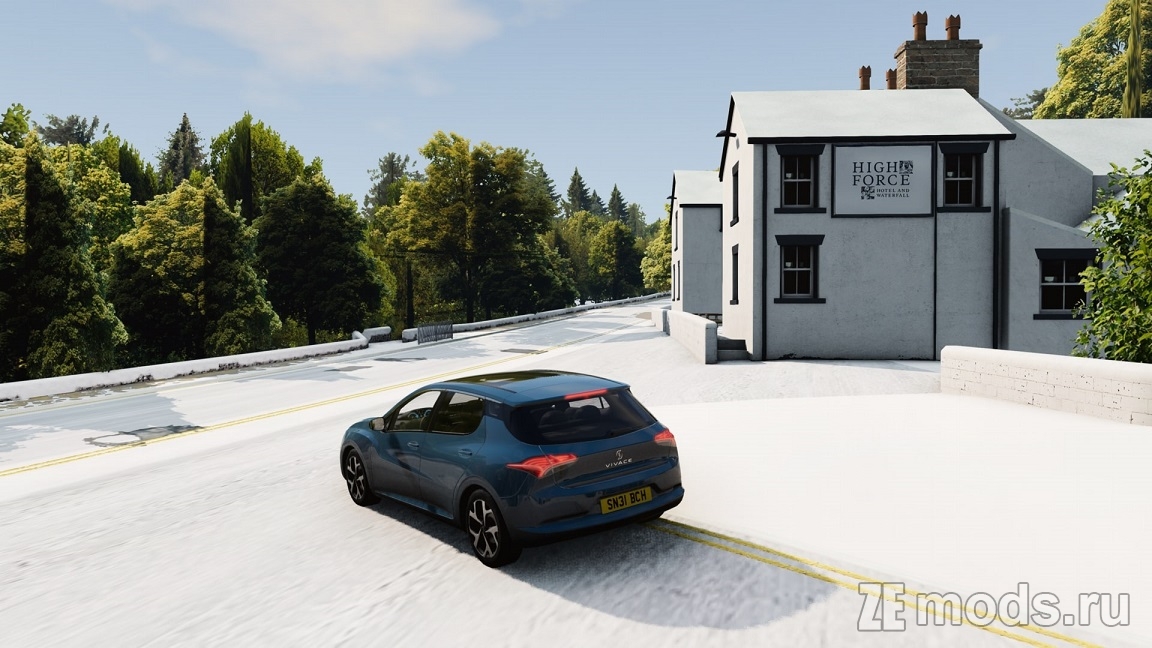 Мод Карта "Frostbound Snow" (1.3) для BeamNG.drive (0.38.x)