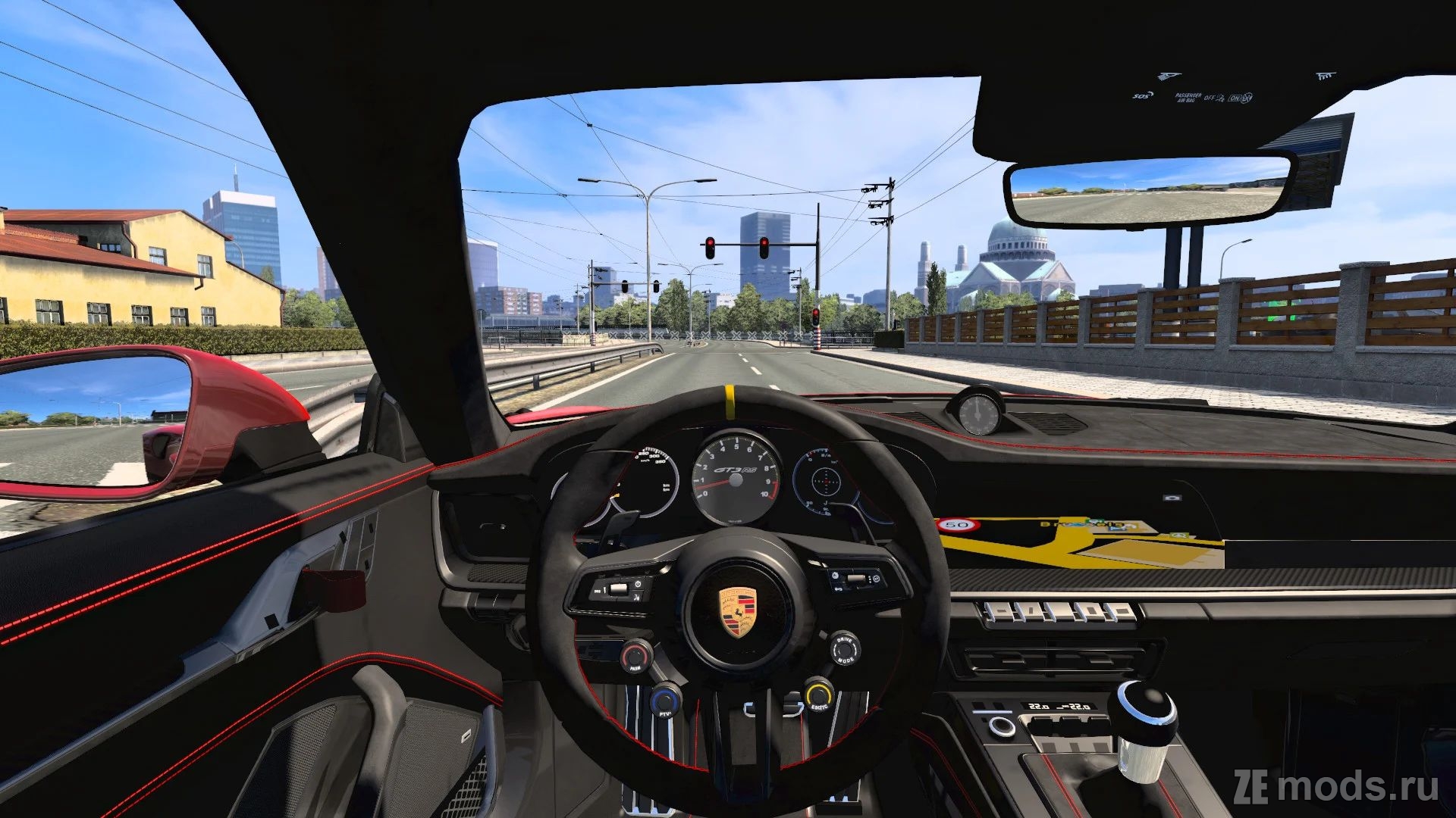 Мод Porsche 911 GT3 RS 2023 (1.0) для Euro Truck Simulator 2 (1.57.x)