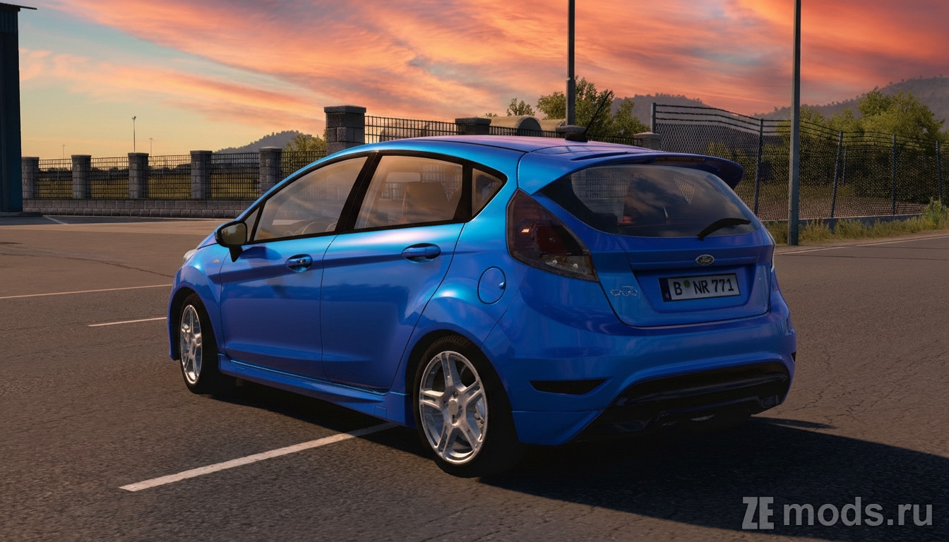 Мод Ford Fiesta ST 2012 (1.7) для Euro Truck Simulator 2 (1.57.x)