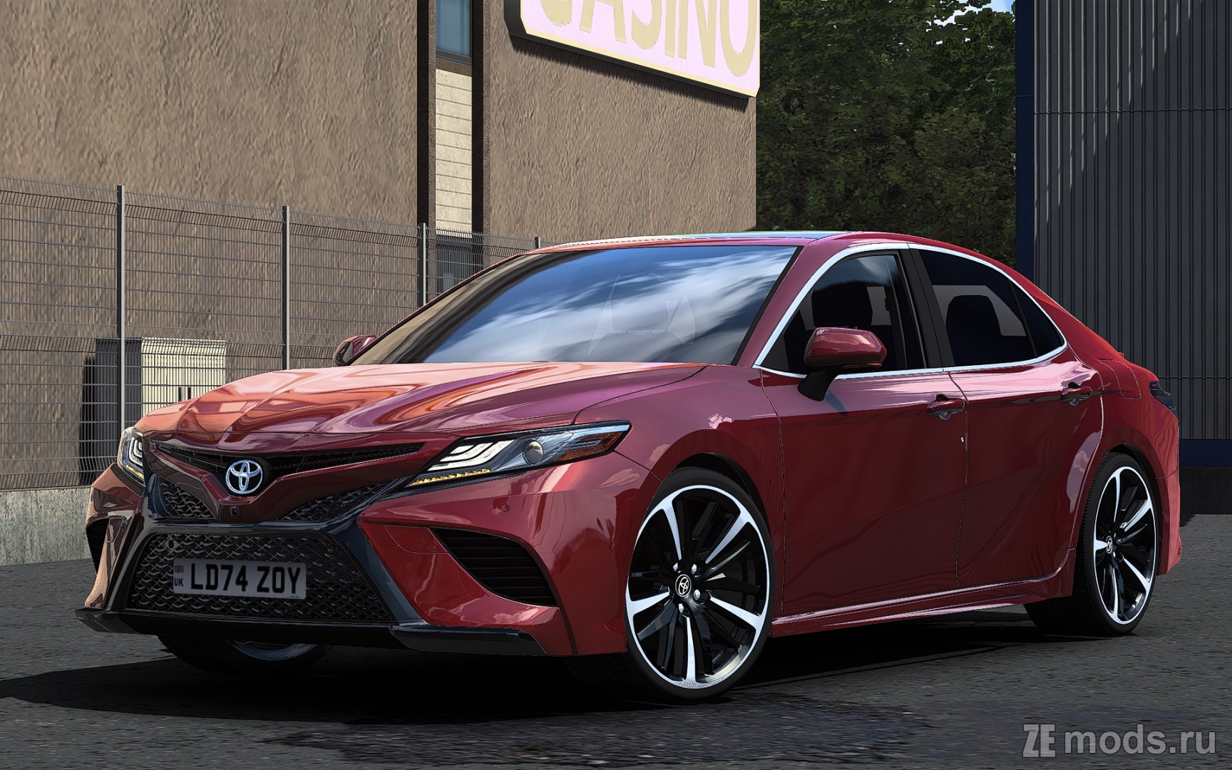 Toyota Camry XV70 XSE 2018 (2.2) для Euro Truck Simulator 2 (1.57.x)