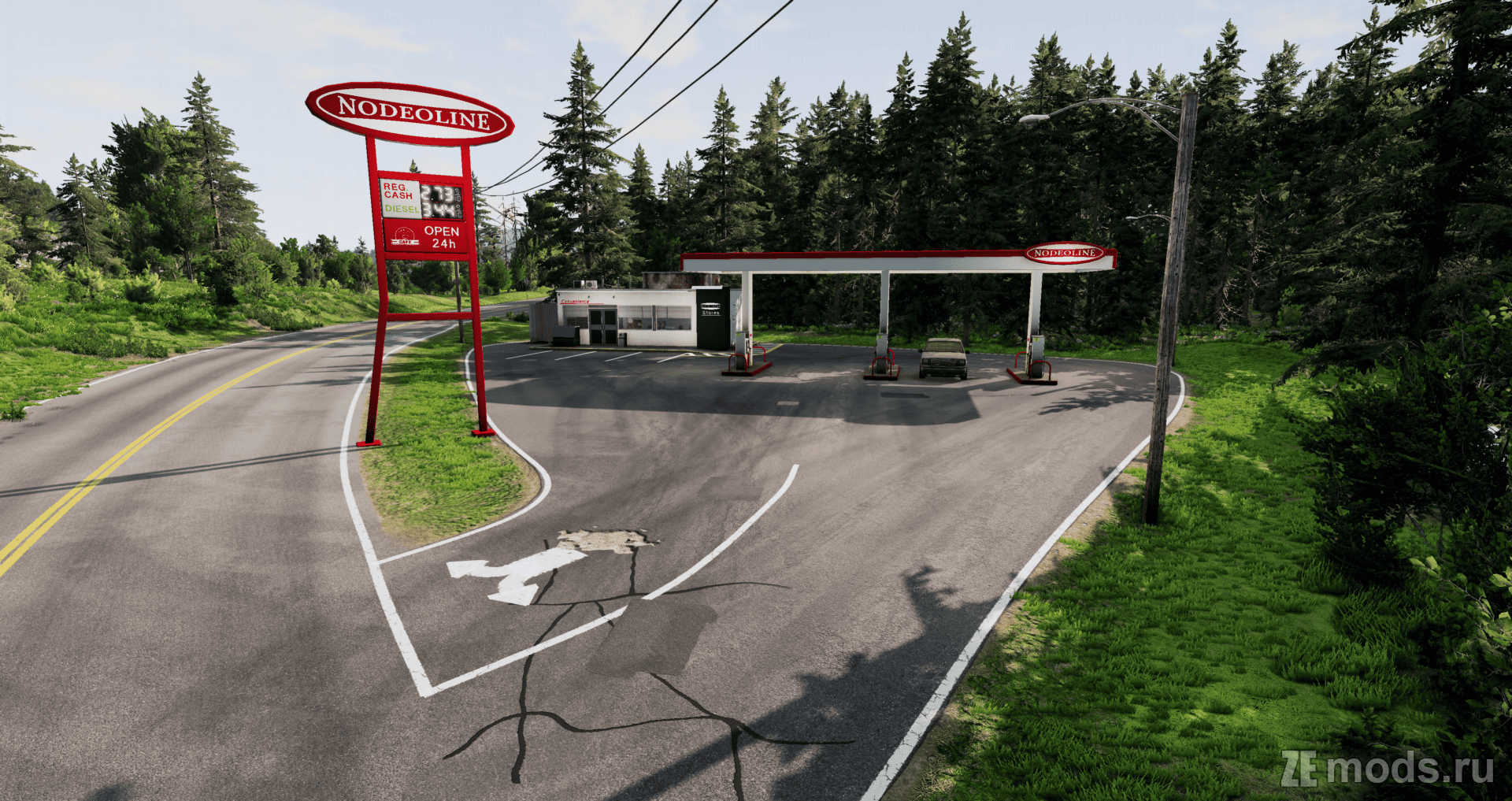 Мод Карта "East Coast Beam Life Rework" (1.2.2) для BeamNG.drive (0.38.x)