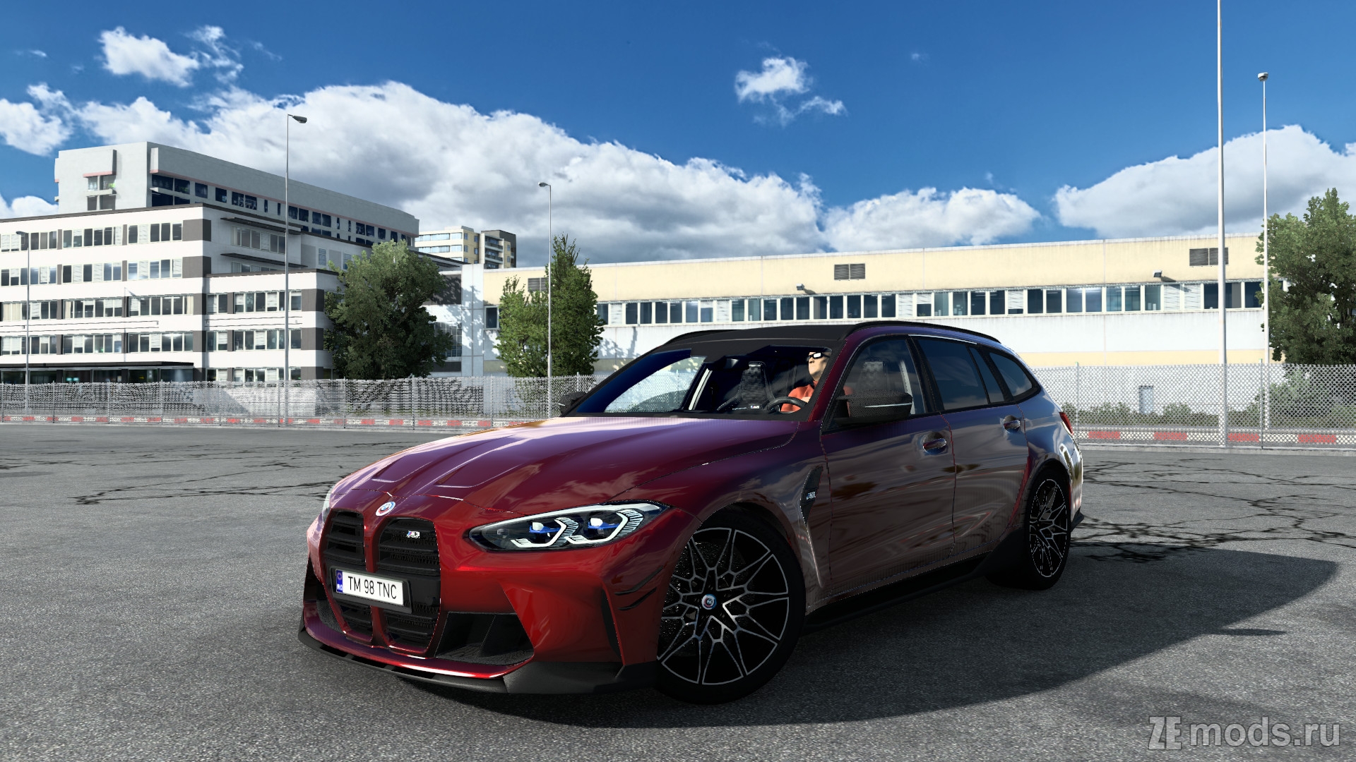 Мод BMW M3 G80 Touring 2023 (3.1) для Euro Truck Simulator 2 (1.57.x)
