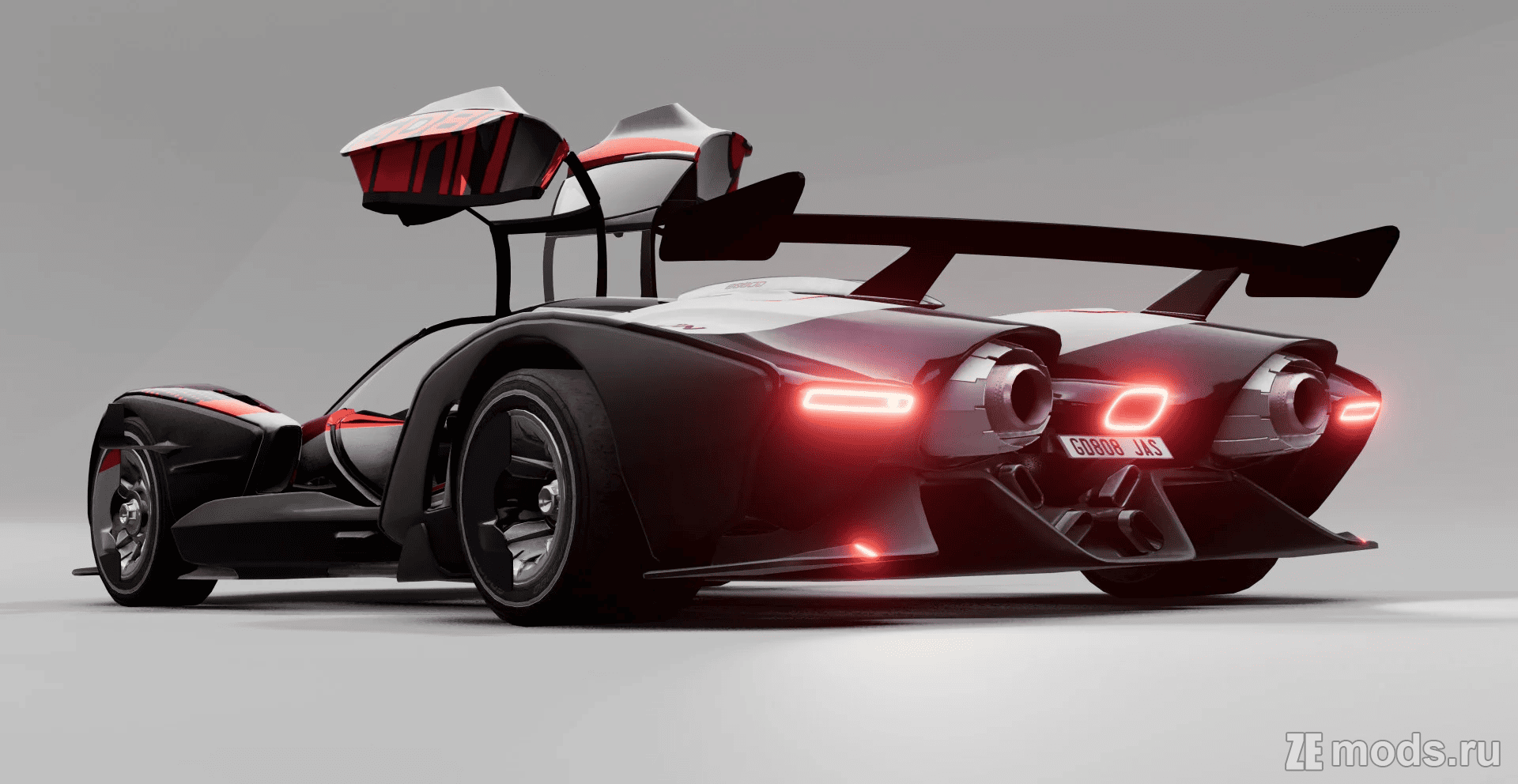 Скачать мод GD808 JAS Hypercar (1.5.8) для BeamNG.drive (0.38.x)