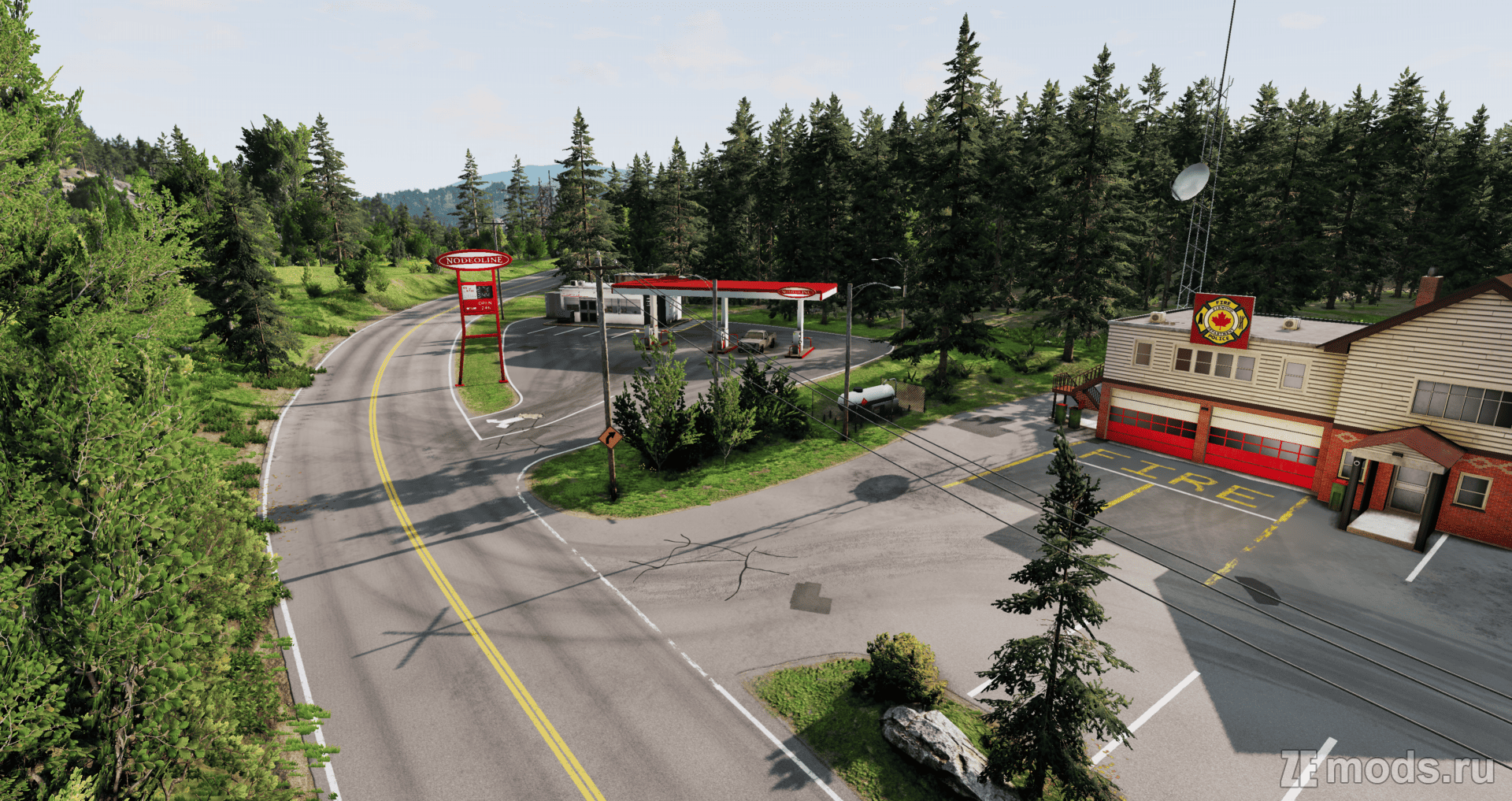 Мод Карта "East Coast Beam Life Rework" (1.2.2) для BeamNG.drive (0.38.x)