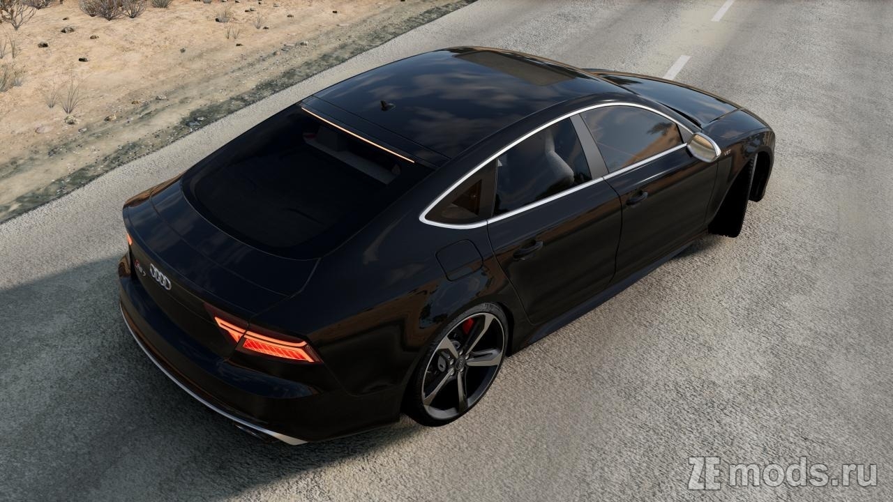 Мод Audi A/ S/ RS7 (4GA C7+C7.5) Sporback (1.1) для BeamNG.drive (0.38.x)