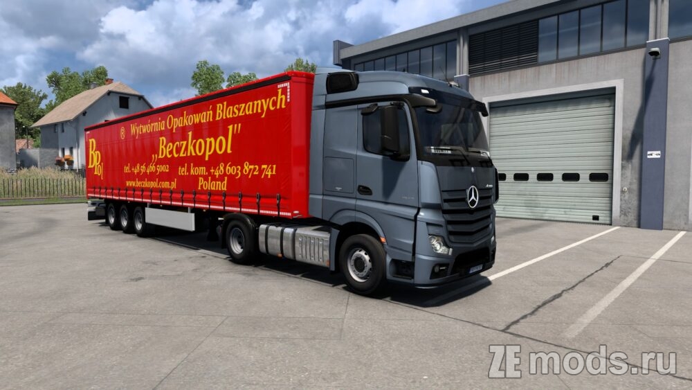 Прицеп "Beczkopol" для Euro Truck Simulator 2 (1.57.x)