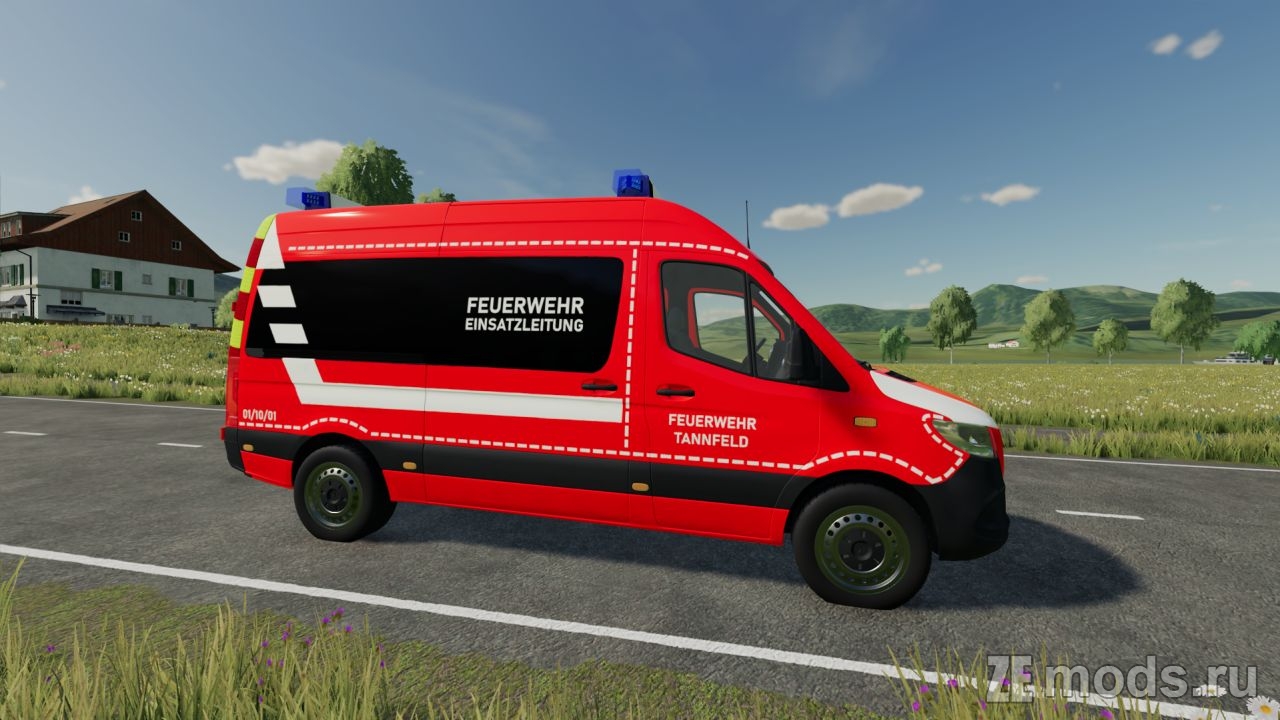 Мод Mercedes Benz Sprinter (1.2.0.0) для Farming Simulator 22
