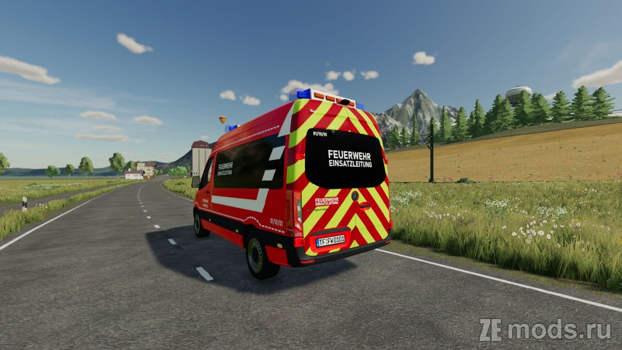 Мод Mercedes Benz Sprinter (1.2.0.0) для Farming Simulator 22