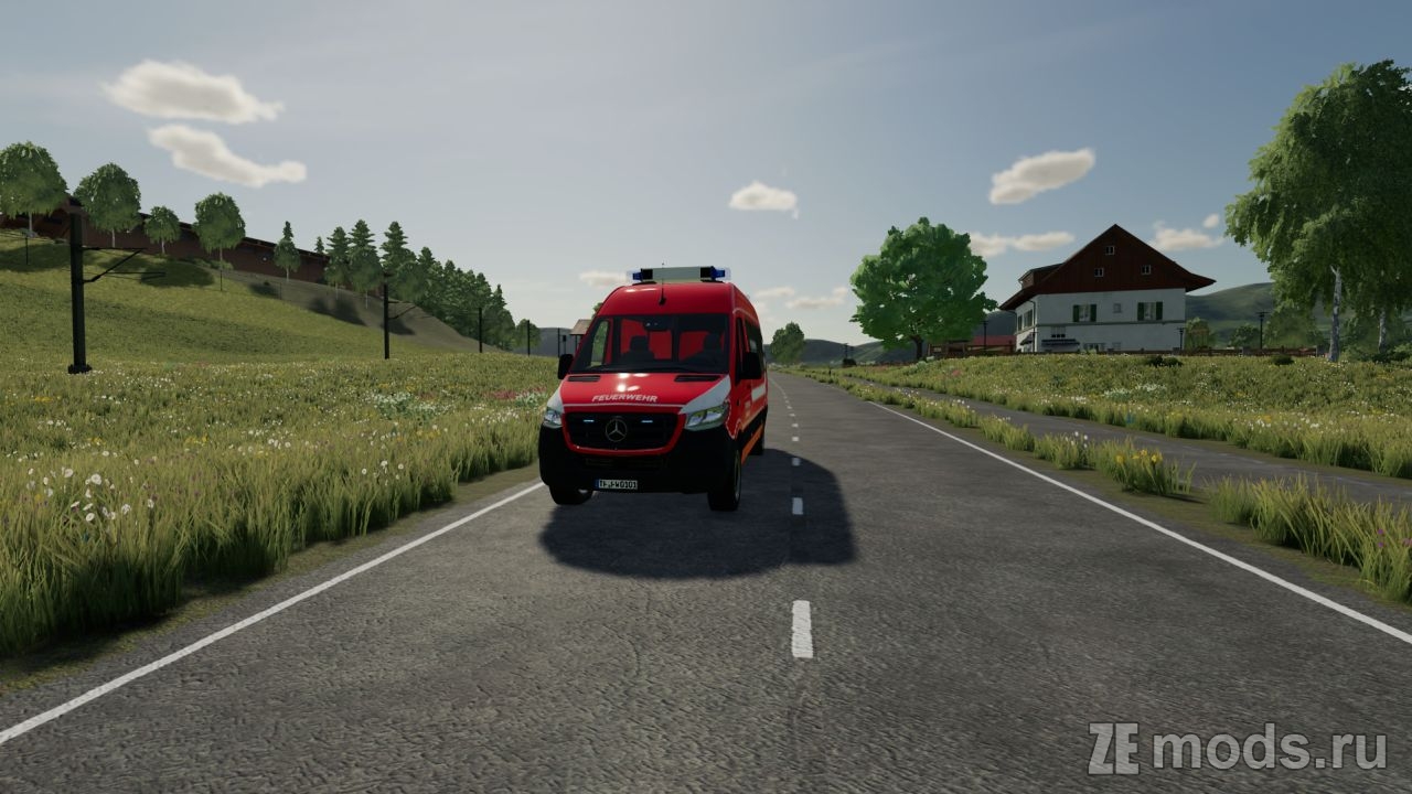 Mercedes Benz Sprinter (1.2.0.0) для Farming Simulator 22