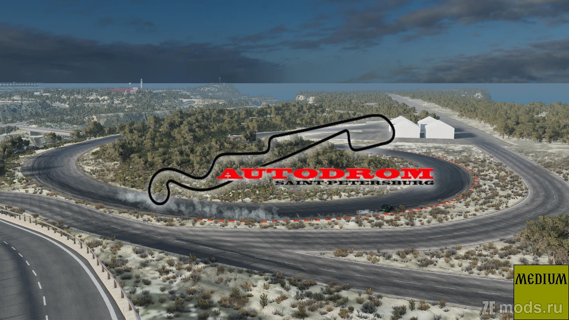 Мод Карта "Blue Water" (1.1) для BeamNG.drive (0.38.x)