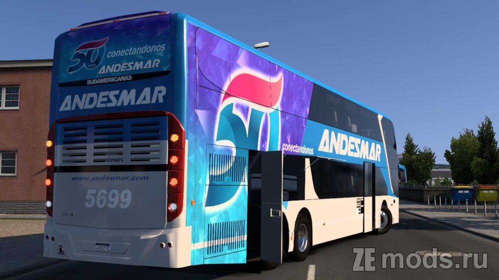 Мод Sudamericanas F50 IV DP 6×2 Scania (1.7) для Euro Truck Simulator 2 (1.57.x)