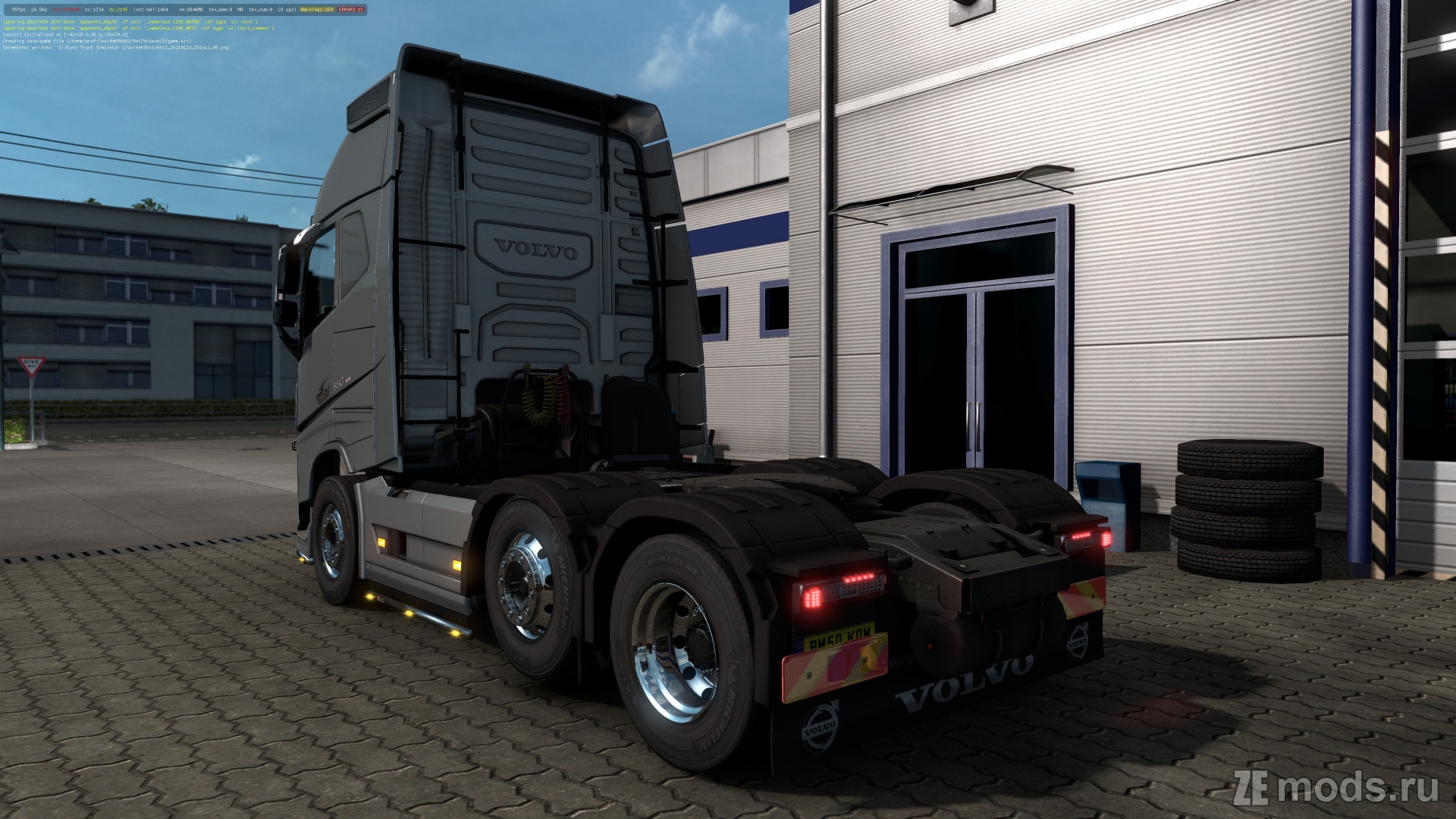 Мод Volvo FH16 2012 Reworked (3.1) для Euro Truck Simulator 2 (1.58.x)