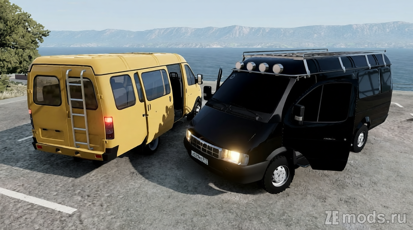 Мод Газель 3321 / 2705 (1.0) для BeamNG.drive (0.38.x)
