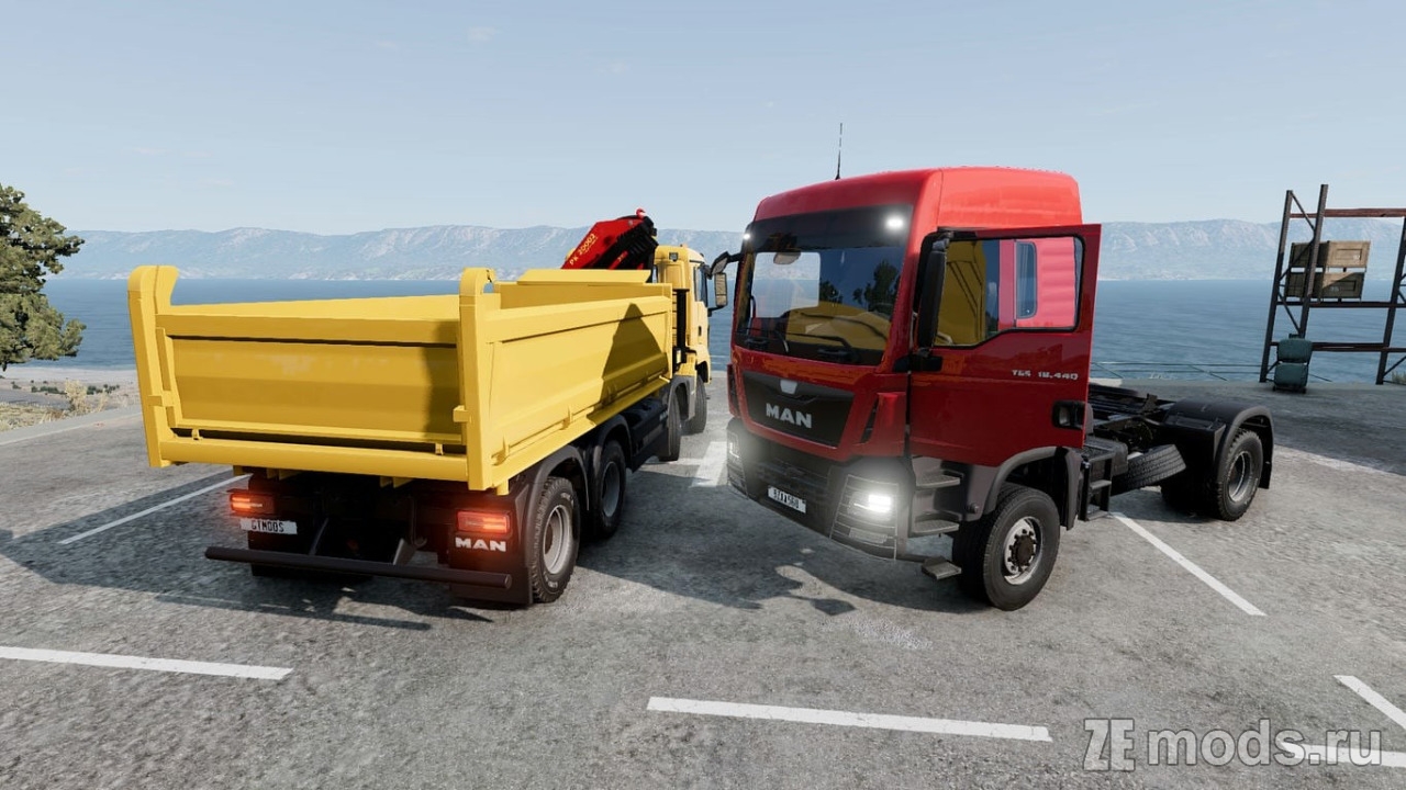 Мод MAN TGS (Fixed) (1.0) для BeamNG.drive (0.38.x)