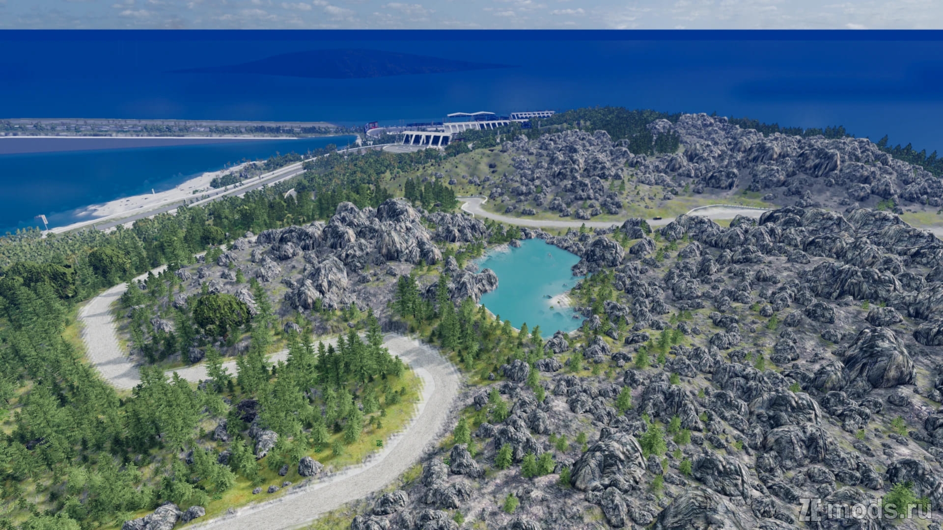 Мод Карта "Corsa Archipelago" (1.1) для BeamNG.drive (0.38.x)