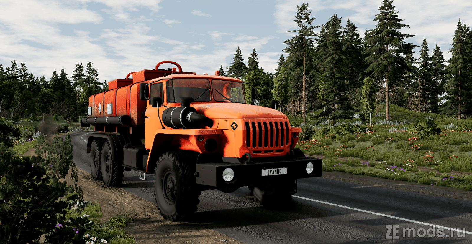 УРАЛ 4320-31 (4.1) для BeamNG.drive (0.38.x)