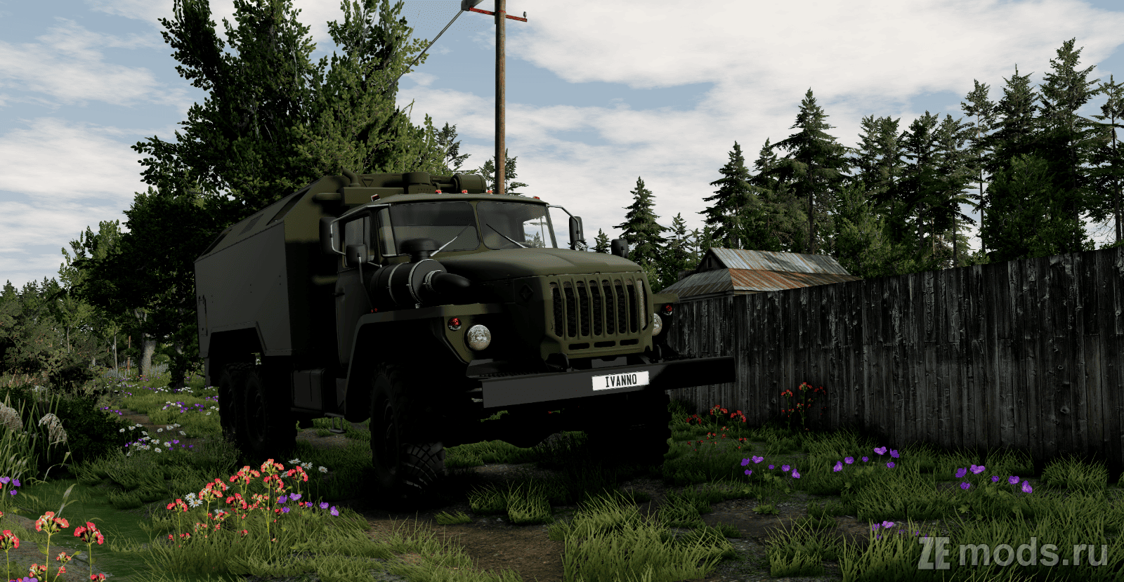 Мод УРАЛ 4320-31 (4.1) для BeamNG.drive (0.38.x)
