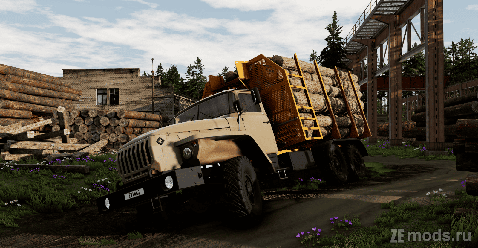 Мод УРАЛ 4320-31 (4.1) для BeamNG.drive (0.38.x)