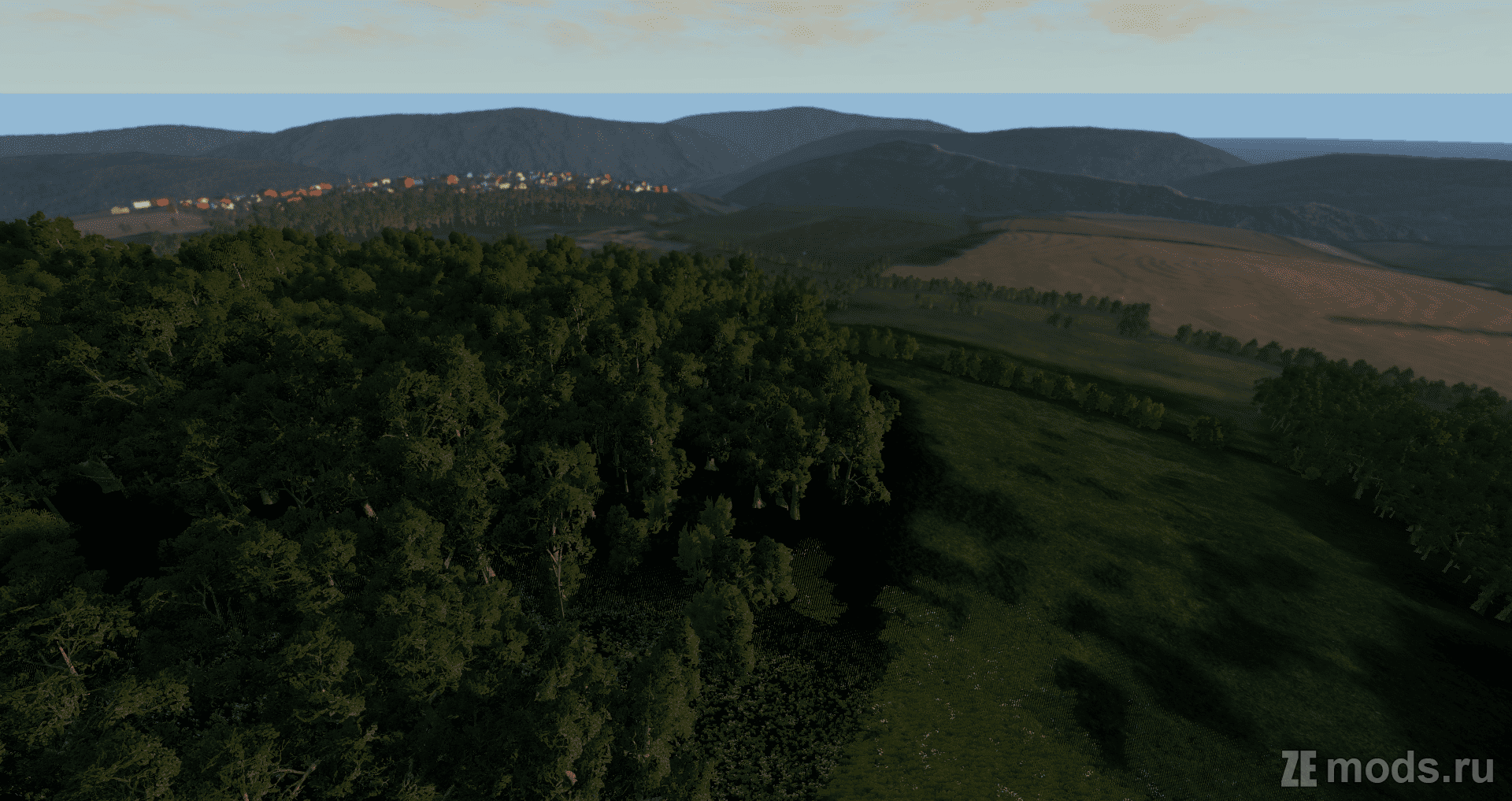 Мод Карта "Somerset, UK" (1.9) для BeamNG.drive (0.38.x)