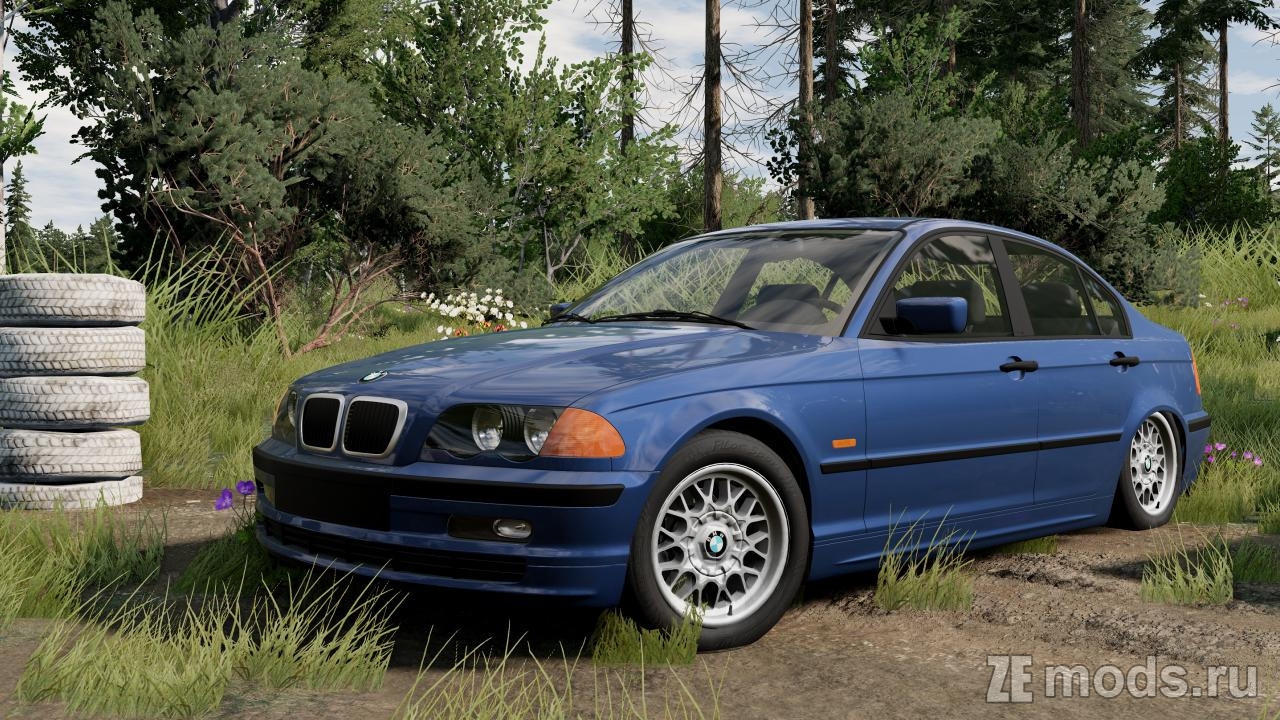 BMW 3-Series E46 (1.0) для BeamNG.drive (0.38.x)