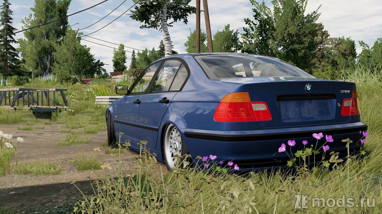 Мод BMW 3-Series E46 (1.0) для BeamNG.drive (0.38.x)