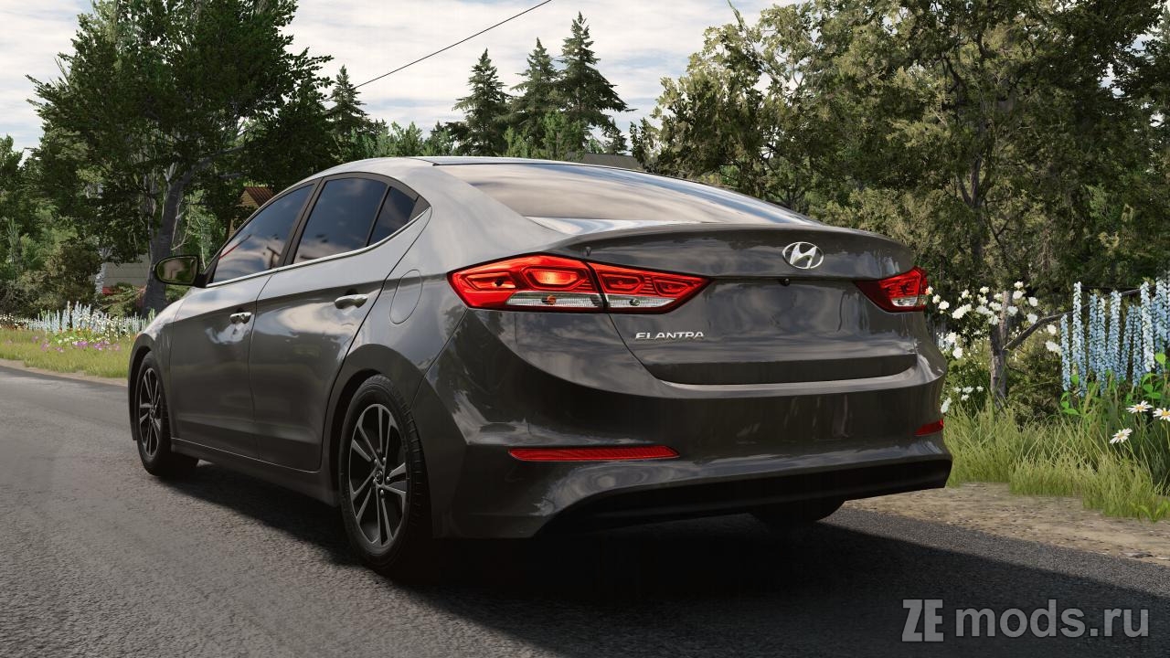 Мод Hyundai Elantra (2017) (1.0) для BeamNG.drive (0.38.x)