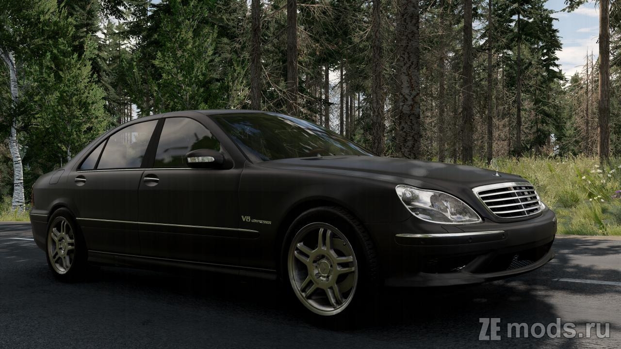Mercedes-Benz S-Class W220 (1998–2005) Rework (1.0) для BeamNG.drive (0.38.x)