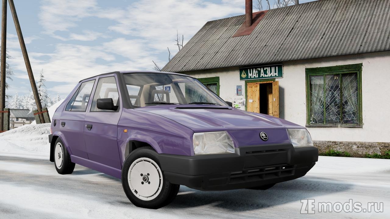 Skoda Favorit/Forman (1.5) для BeamNG.drive (0.38.x)