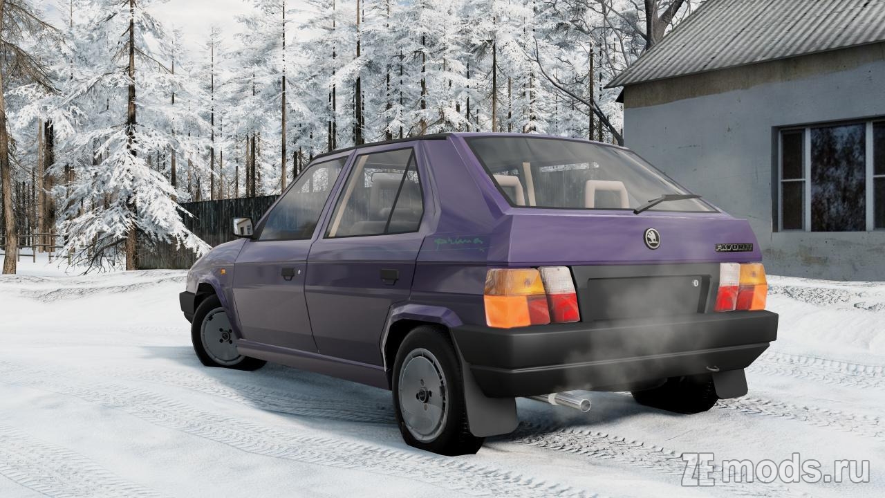 Мод Skoda Favorit/Forman (1.5) для BeamNG.drive (0.38.x)