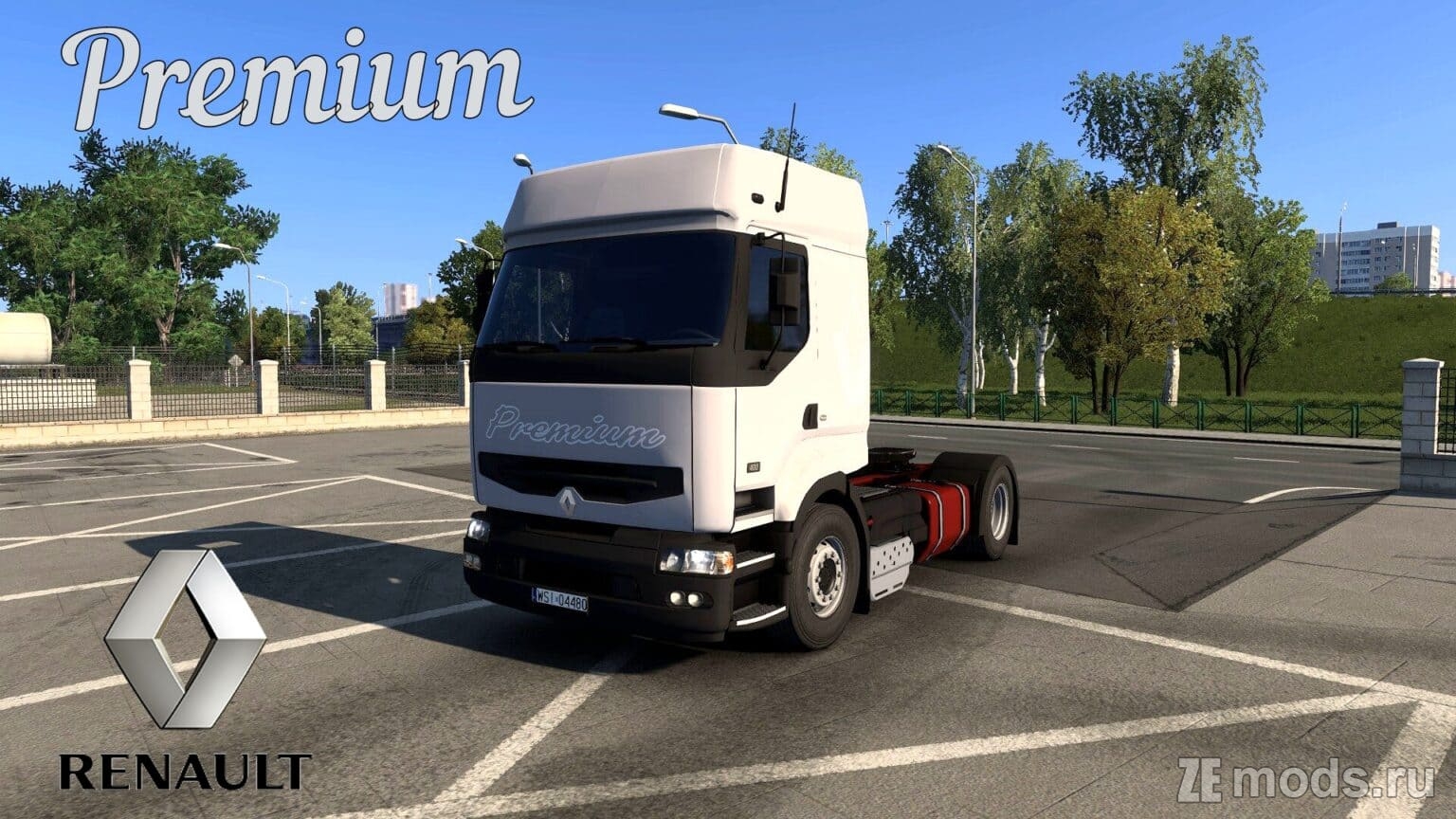 Renault Premium Privilege (FIX) (1.58) для Euro Truck Simulator 2 (1.58.x)