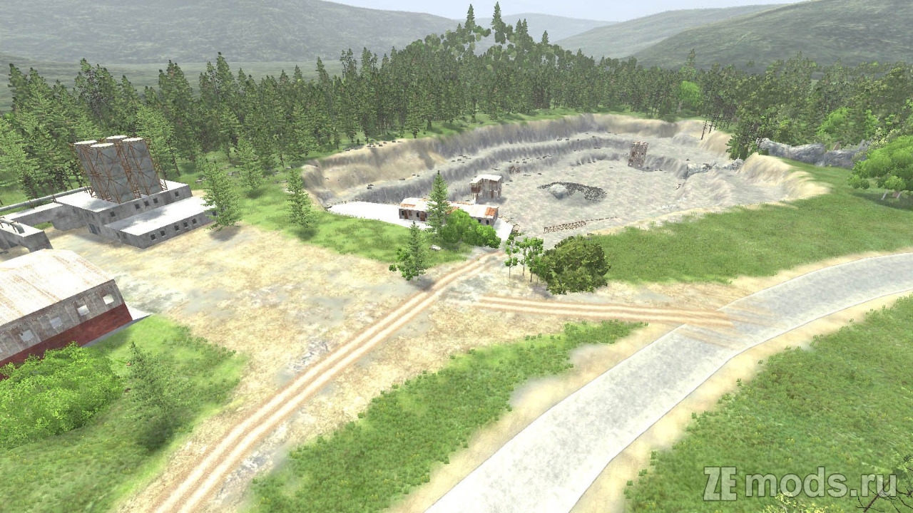 Мод Карта "Russian Roads NP 2018" (02.03.26) для BeamNG.drive (0.38.x)