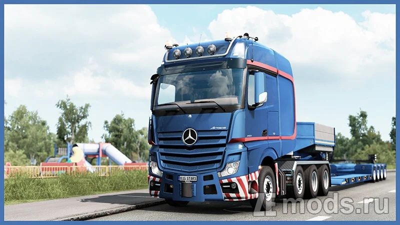 Big Stars - Actros/Arocs SLT (1.9.0) для Euro Truck Simulator 2 (1.58.x)