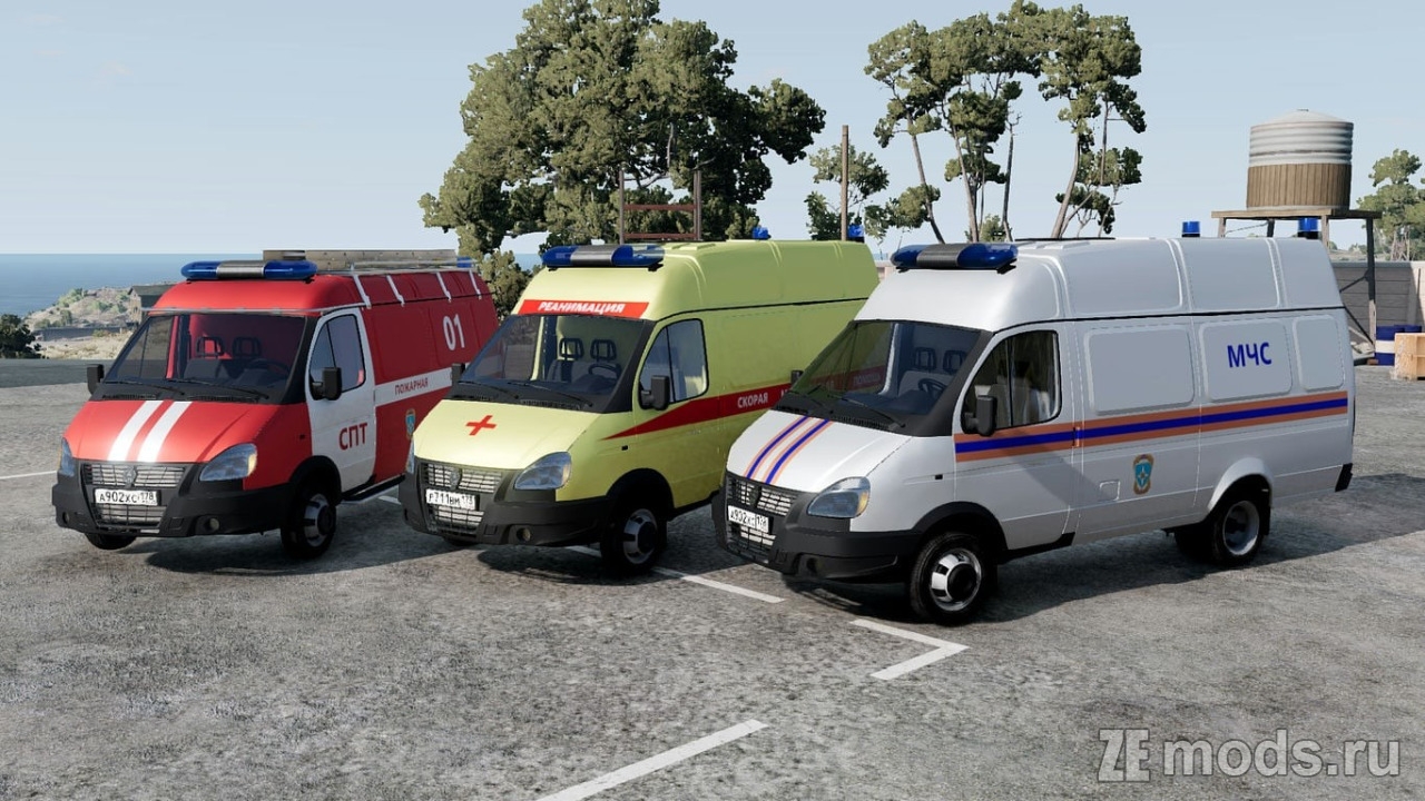 Мод Газель 3321/2705 (1.1) для BeamNG.drive (0.38.x)