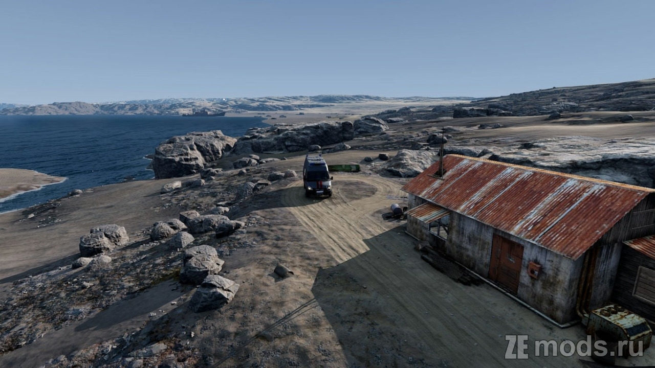 Мод Карта "Skeleton Coast" (1.01) для BeamNG.drive (0.38.x)