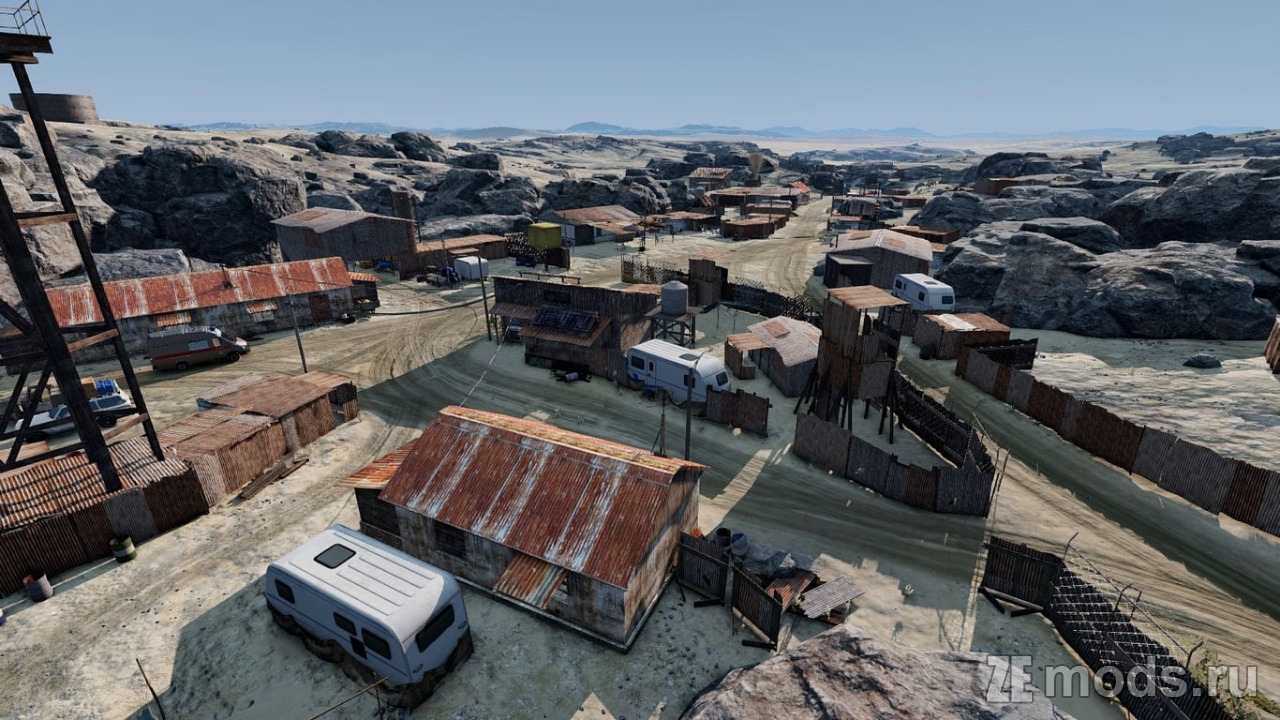 Мод Карта "Skeleton Coast" (1.01) для BeamNG.drive (0.38.x)