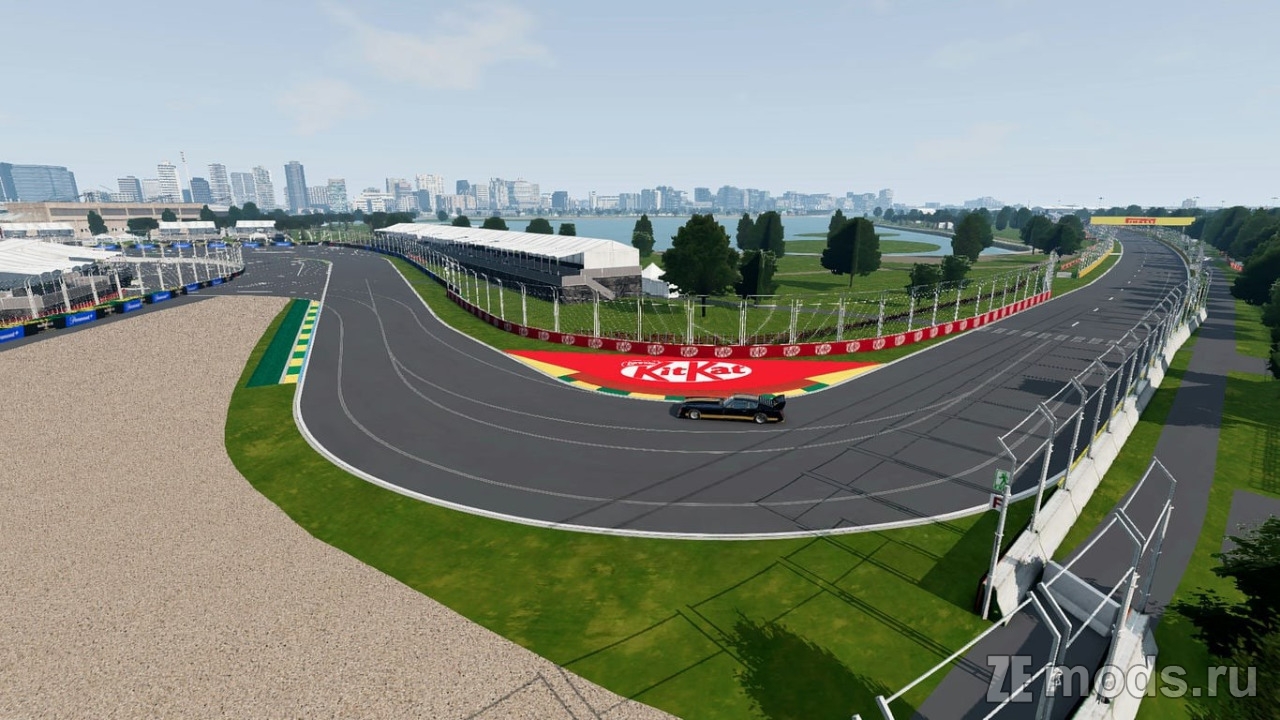 Карта "Albert Park Circuit" (1.0) для BeamNG.drive (0.38.x)