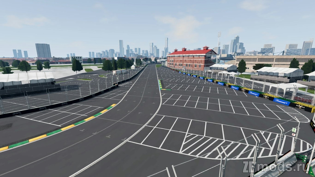 Мод Карта "Albert Park Circuit" (1.0) для BeamNG.drive (0.38.x)