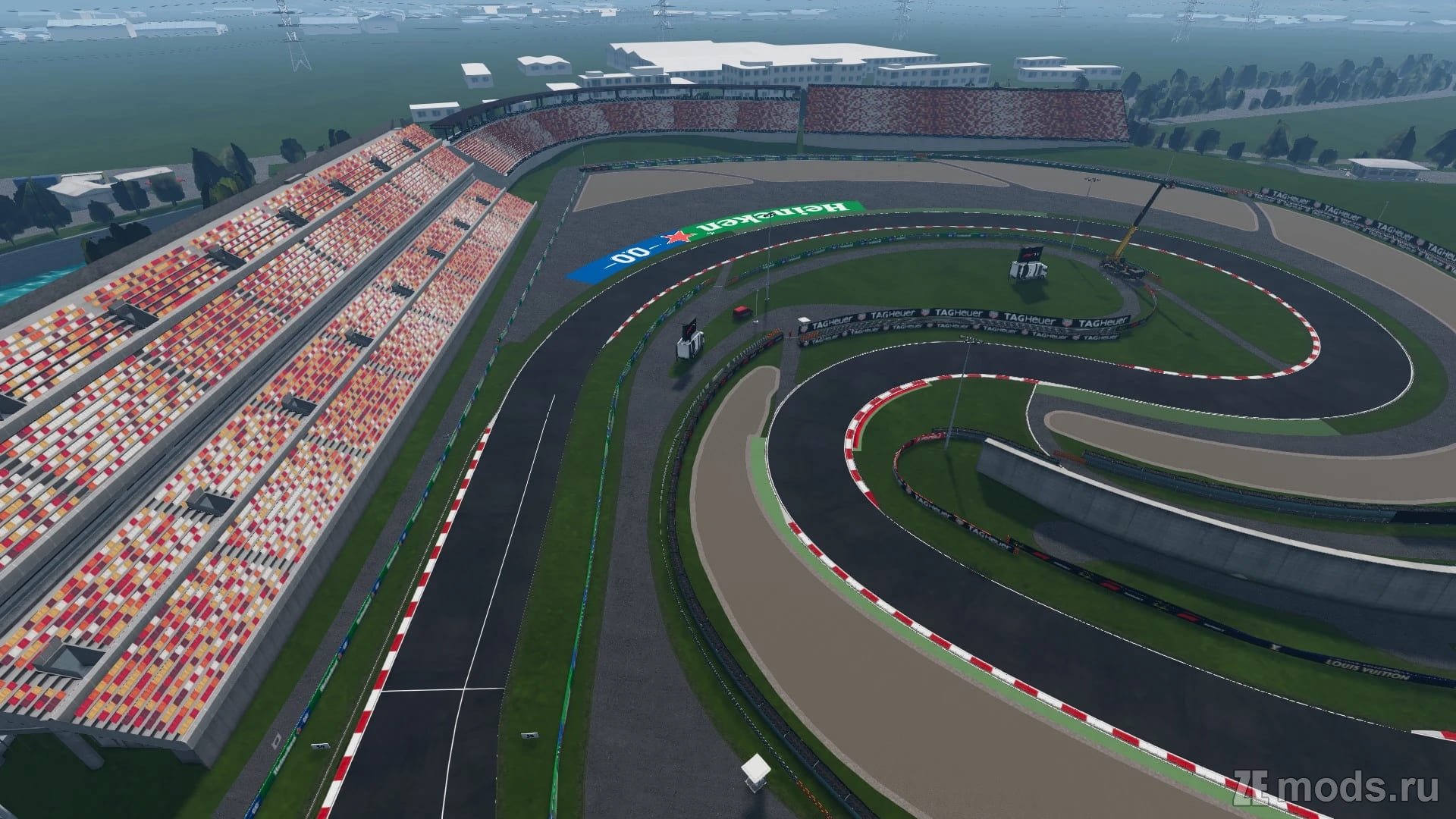 Мод Карта "Shanghai International Circuit" (1.0) для BeamNG.drive (0.38.x)