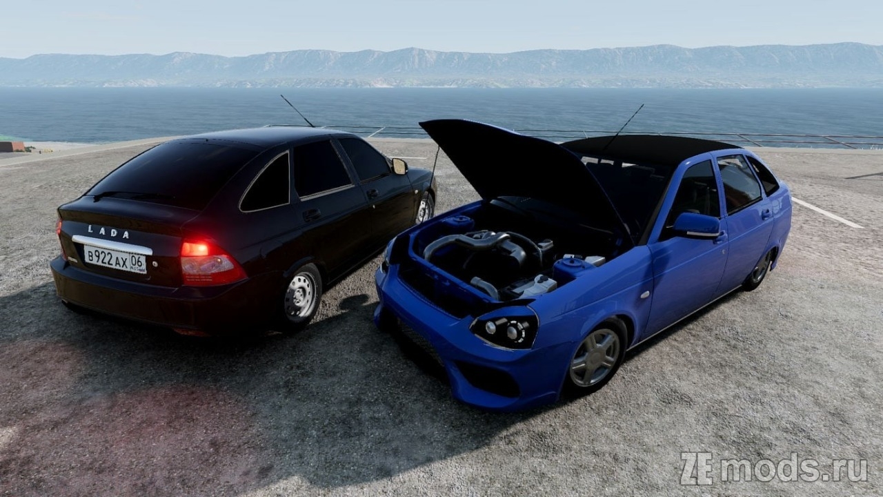 Мод Lada Priora 2172 (1.0) для BeamNG.drive (0.38.x)
