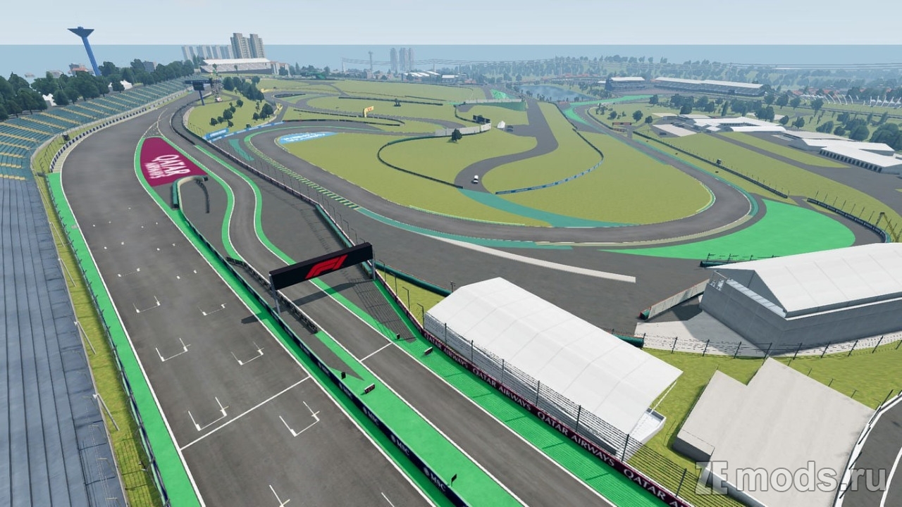 Мод Карта "Autodromo de Interlagos" (1.0) для BeamNG.drive (0.38.x)