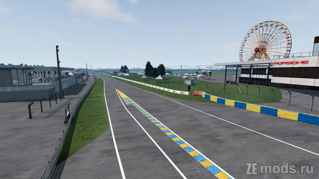 Мод Карта "Le Mans" (1.0) для BeamNG.drive (0.38.x)
